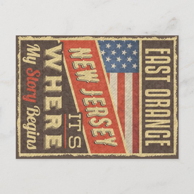 Postal East Orange New Jersey (Anverso)