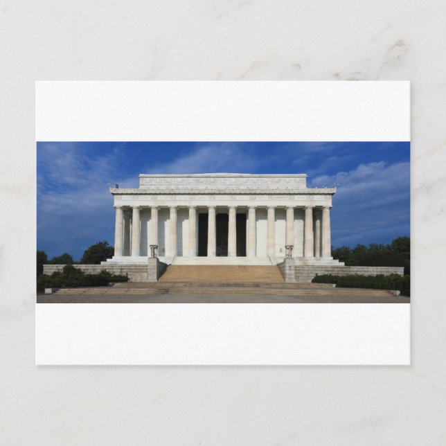 Postal East Side del Monumento a Lincoln Washington D.C. (Anverso)