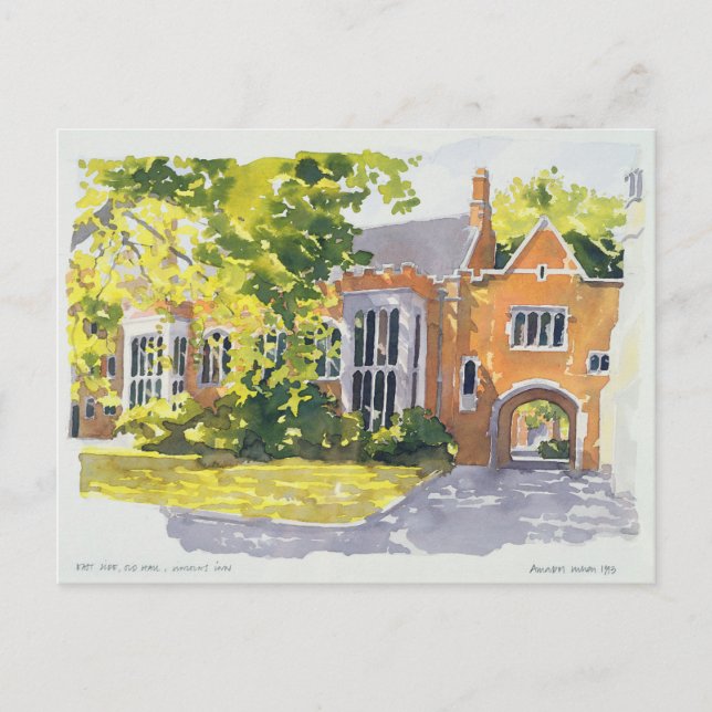 Postal East Side Old Hall Lincoln's Inn 1983 (Anverso)
