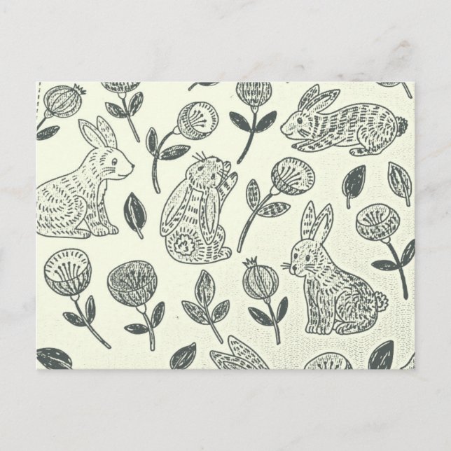 POSTAL EASTER BUNNY (Anverso)