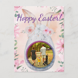 Postal Easter egg silver with photo