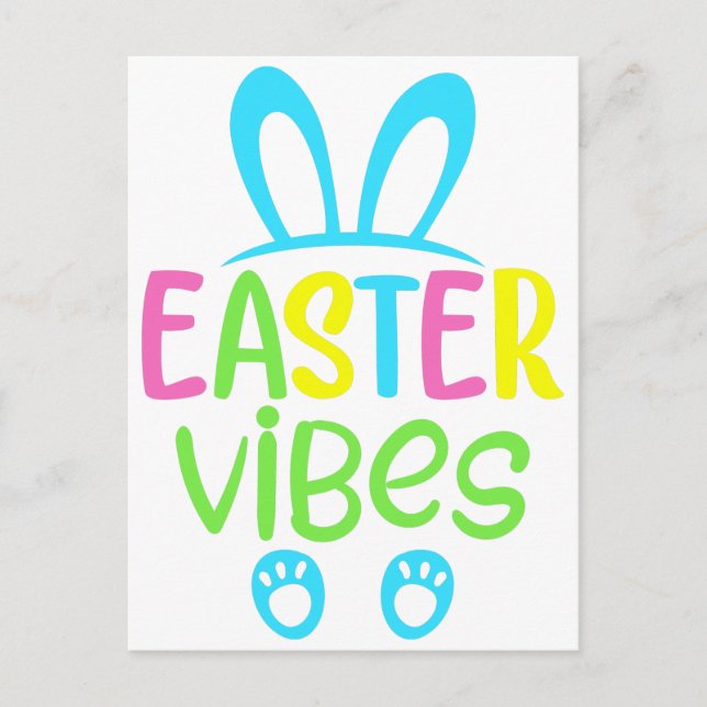 Postal Easter Vibes Pastel (Anverso)