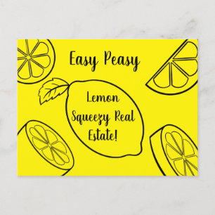 Postal Easy Peasy Lemon Squeezy Inmobiliaria 