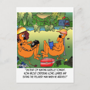 Postal Eat Lumber Delivery Man