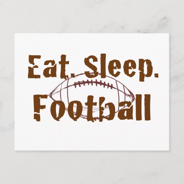 Postal Eat.Sleep.Football 08 (Anverso)