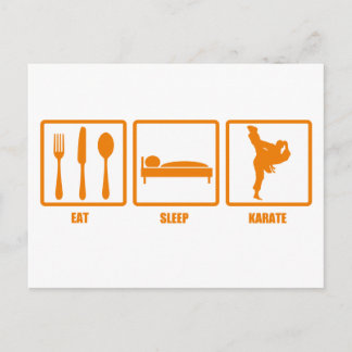 Postal Eat Sleep Karate