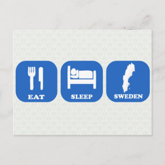 Postal Eat Sleep Sweden