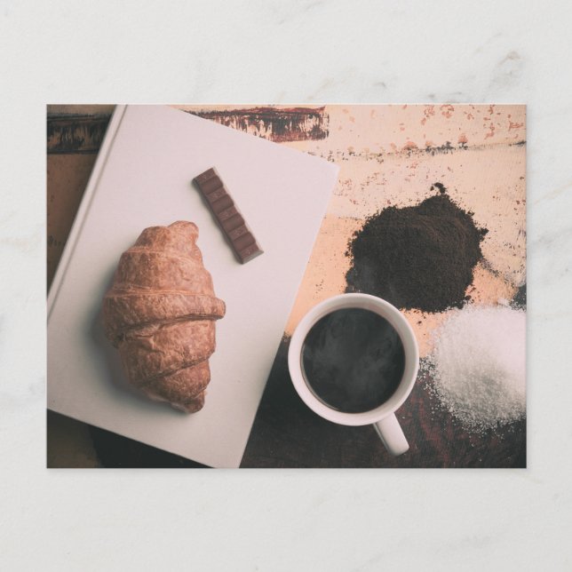 Postal Eatables en una tabla (Anverso)