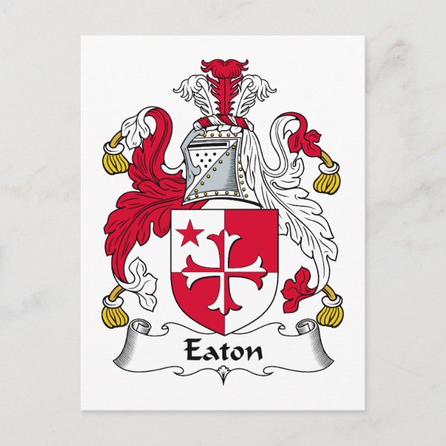 Postal Eaton Family Crest (Anverso)