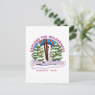 Postal Eaton Mountain Skowhegan, logo de Maine