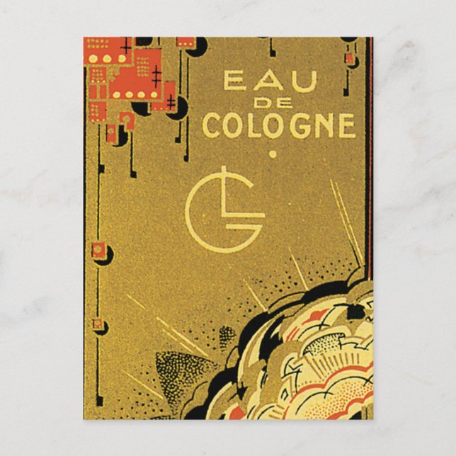 Postal Eau De Cologne Gold (Anverso)
