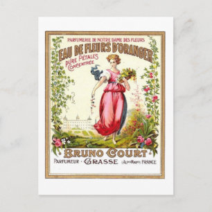 Postal Eau de Fleurs d'Orangers