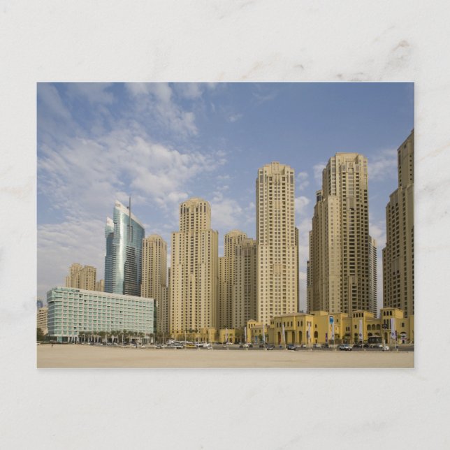 Postal EAU, Dubai, Marina. Jumeirah Beach Residence (Anverso)
