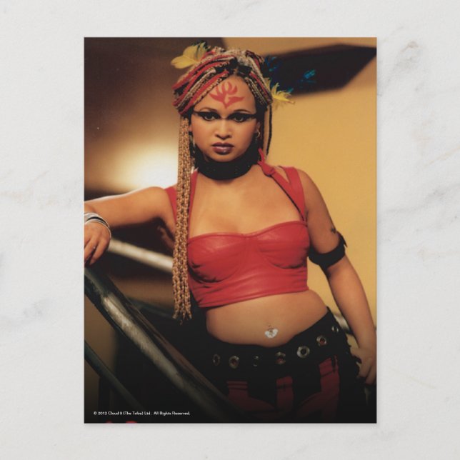 Postal Ébano la tribu (Anverso)