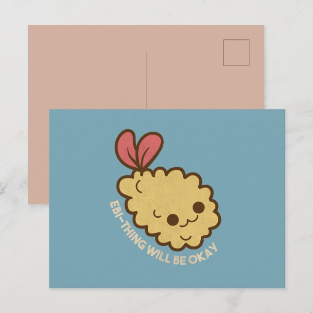 Postal Ebi-thing Estará Bien (Anverso / Reverso)