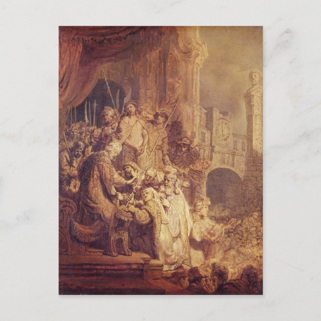 Postal Ecce Homo, 1634 (Anverso)