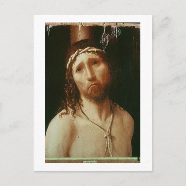 Postal Ecce Homo (aceite en el panel) (Anverso)