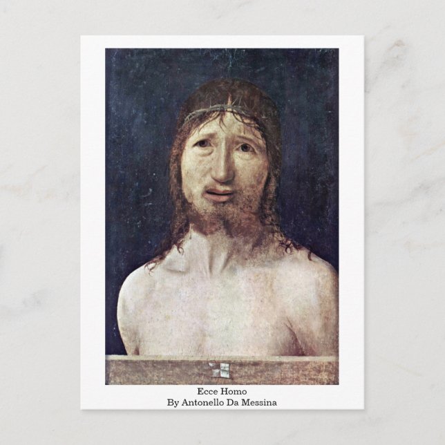 Postal Ecce Homo De Antonello Da Messina (Anverso)