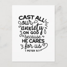 Echa Toda Tu Ansiedad – 1 Pedro 5:7 Versículo Bíbl