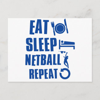 Postal Eche dormir Netball