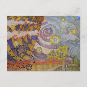 Postal Eclipse con Mercurio Retrogrado