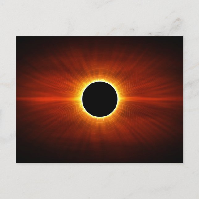 Postal Eclipse de sol (Anverso)