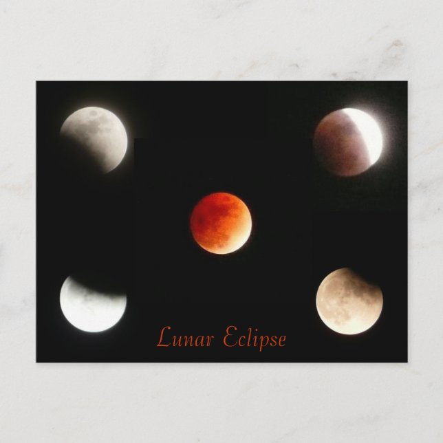 Postal Eclipse lunar (Anverso)