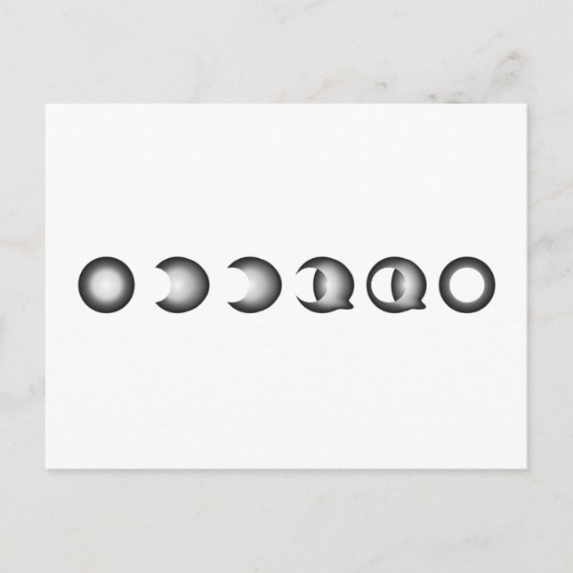 Postal eclipse lunar (Anverso)