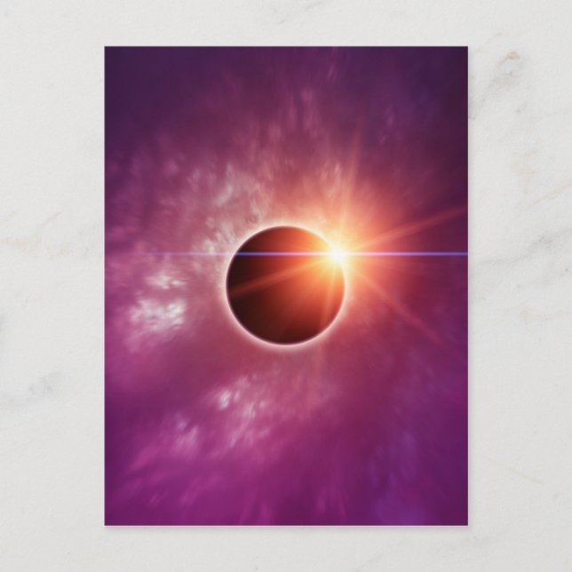 Postal Eclipse solar (Anverso)