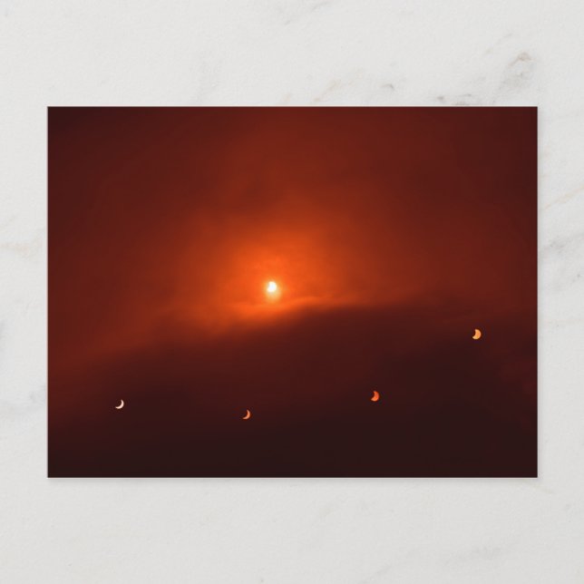 Postal Eclipse solar. (Anverso)