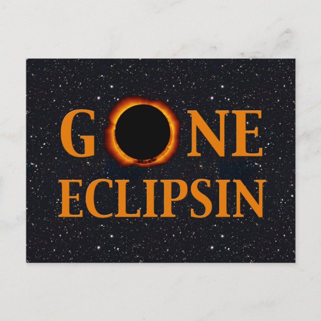 Postal Eclipse solar de ECLIPSIN GONE (Anverso)