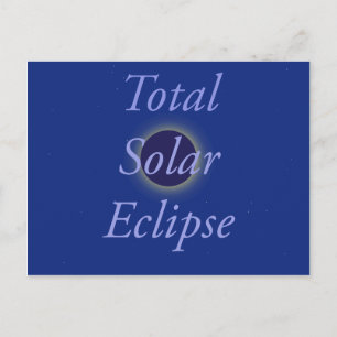 Postal Eclipse solar total 2017