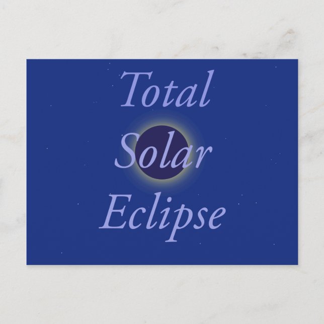 Postal Eclipse solar total 2017 (Anverso)
