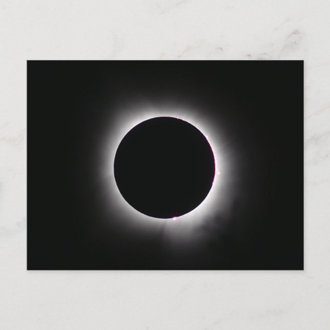 Postal Eclipse solar total 8 de abril de 2024 (Anverso)