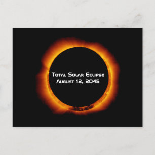 Postal Eclipse solar total de 2045