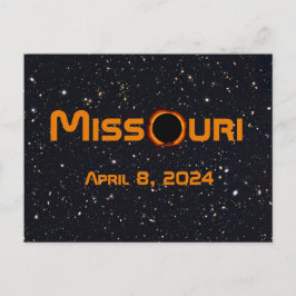 Postal Eclipse solar total de Missouri 2024