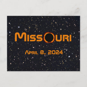 Postal Eclipse solar total de Missouri 2024