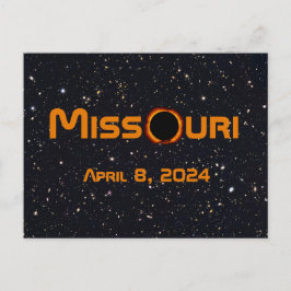 Postal Eclipse solar total de Missouri 2024