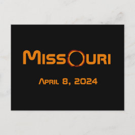 Postal Eclipse solar total de Missouri 2024