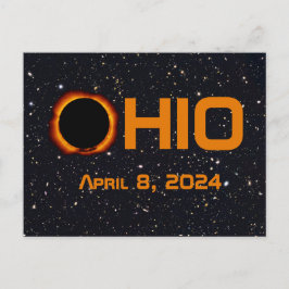 Postal Eclipse solar total de Ohio 2024