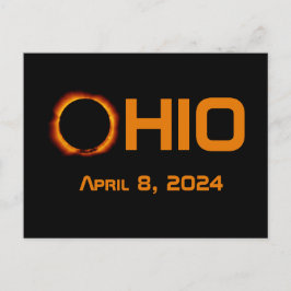 Postal Eclipse solar total de Ohio 2024
