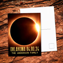 Eclipse solar total Oklahoma 2024 Personalizado