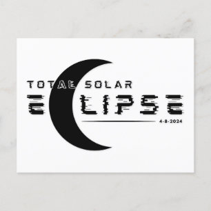 POSTAL ECLIPSE TOTAL DE SOL 2024