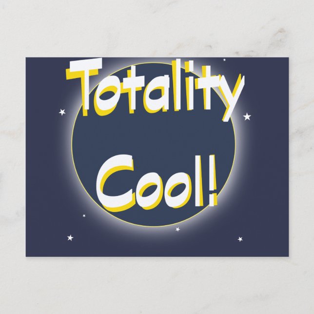 Postal ¡Eclipse Totality Guay! (Anverso)