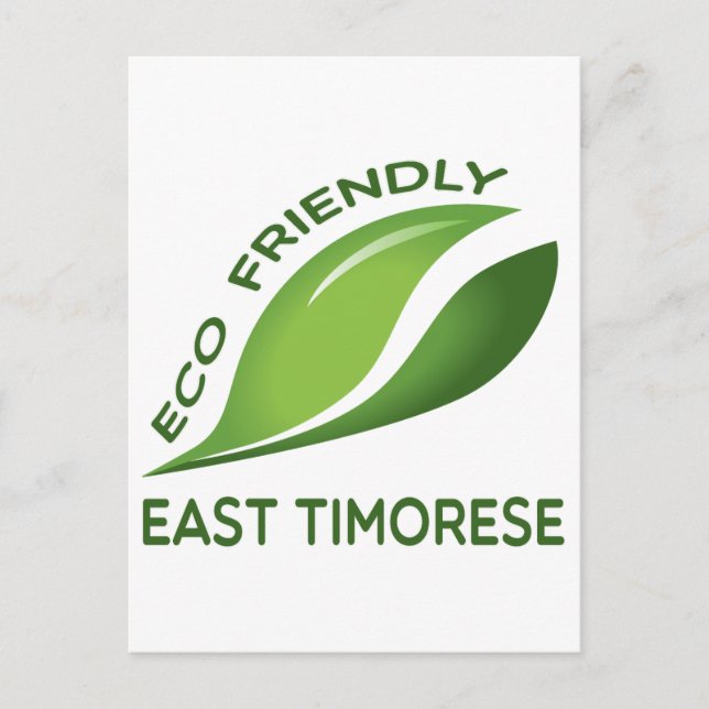 Postal Eco Friendly East Timorense. (Anverso)
