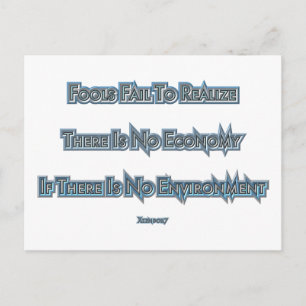 Postal Economía vs Medio Ambiente