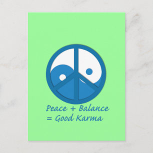 Postal Ecuación para el buen Karma