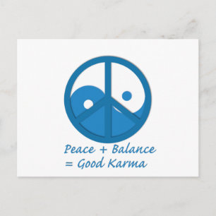 Postal Ecuación para el buen Karma