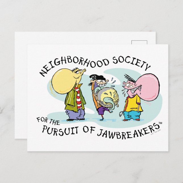 Postal Ed, Edd, n Eddy - Jawbreakers (Anverso / Reverso)