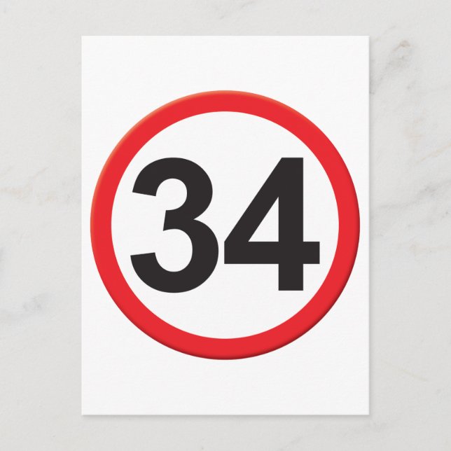 Postal Edad 34 (Anverso)